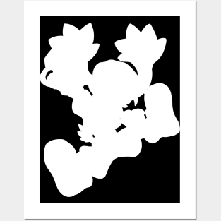 Klonoa Silhouette (White) Posters and Art